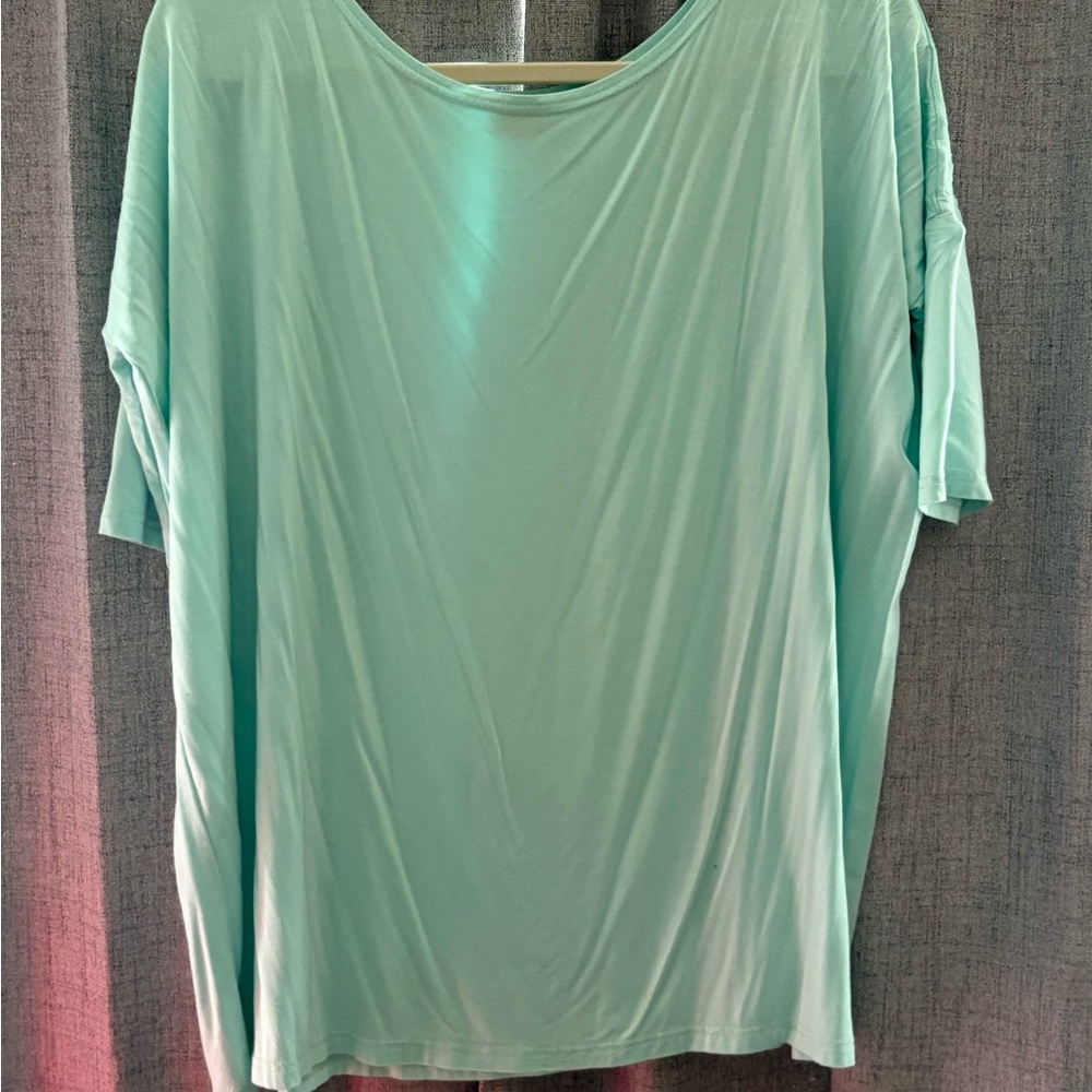 Piko 1988 Light Green Short Sleeve Top